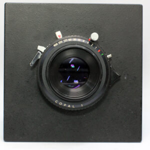 Rodenstock F210mm 6.8 MC opal 1 Shutter on Lens Board